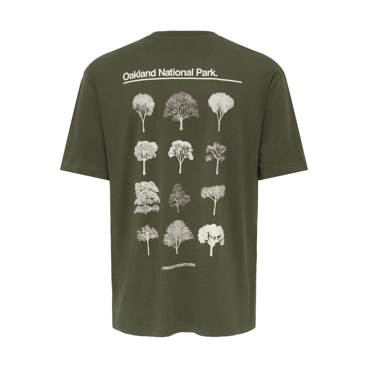 ONLY & SONS MEN΄S RELAXED FIT COTTON AXEL BONSAI TEE 22039583-5088993 Tarmac GREEN